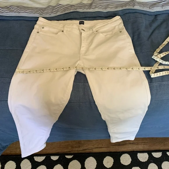 GAP Girlfriend Jeans White - Picture 10 of 13
